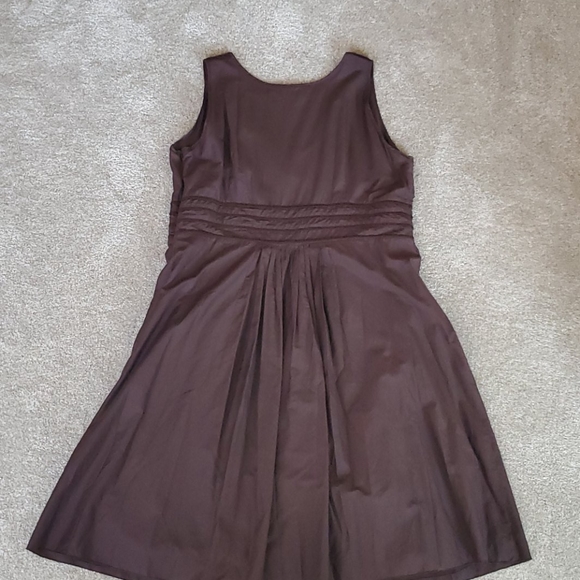 Brown tea length dress - Picture 8 of 8